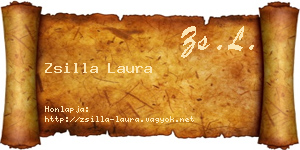 Zsilla Laura névjegykártya