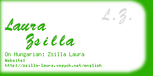 laura zsilla business card